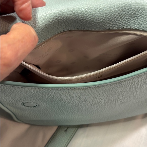 Kate Spade Light Blue Run Around Crossbody Bag EUC - Picture 6 of 13